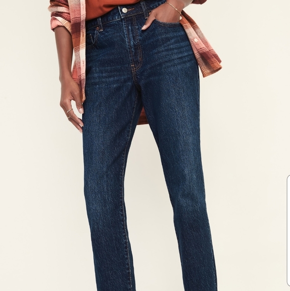 Old Navy Slouchy Straight Jeans - Picture 1 of 7